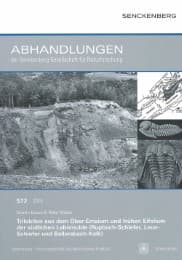 Cover von Trilobiten aus dem Ober-Emsium und frühen Eifelium der südlichen Lahnmulde (Rupbach-Schiefer, Leun-Schiefer und Ballersbach-Kalk)