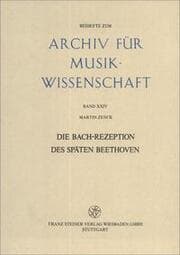 Cover von Die Bach-Rezeption des späten Beethoven