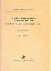Cover von Iranian Jewry during Afghan Invasion