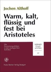 Cover von Warm, kalt, flüssig und fest bei Aristoteles