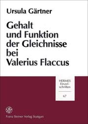 Cover von Gehalt und Funktion der Gleichnisse bei Valerius Flaccus