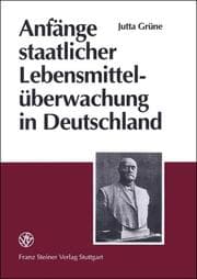 Cover von Anfänge staatlicher Lebensmittelüberwachung in Deutschland