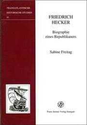 Cover von Friedrich Hecker