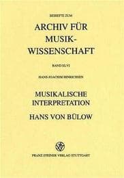 Cover von Musikalische Interpretation. Hans von Bülow