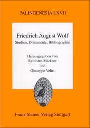 Cover von Friedrich August Wolf: Studien, Dokumente, Bibliographie