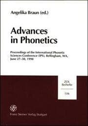 Cover von Advances in Phonetics