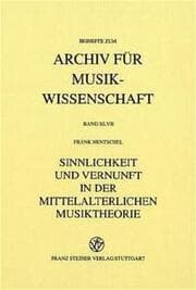 Cover von Sinnlichkeit und Vernunft in der mittelalterlichen Musiktheorie