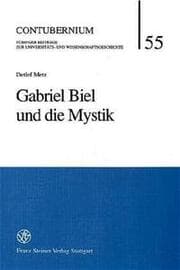 Cover von Gabriel Biel und die Mystik