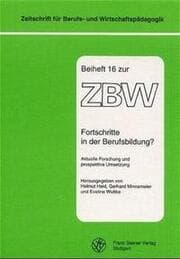 Cover von Fortschritte in der Berufsbildung?