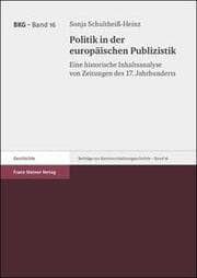 Cover von Politik in der europäischen Publizistik