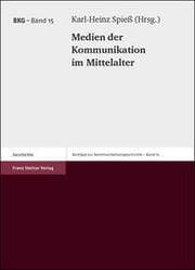 Cover von Medien der Kommunikation im Mittelalter