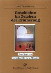 Cover von Geschichte im Zeichen der Erinnerung