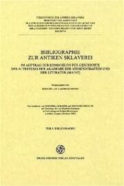 Cover von Bibliographie zur antiken Sklaverei