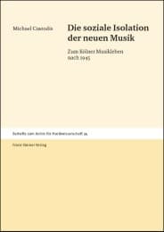 Cover von Die soziale Isolation der neuen Musik