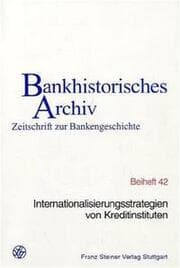 Cover von Internationalisierungsstrategien von Kreditinstituten
