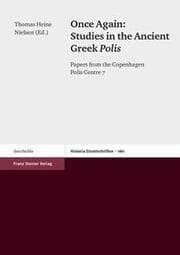 Cover von Once Again: Studies in the Ancient Greek Polis