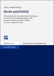 Cover von Recht und Politik