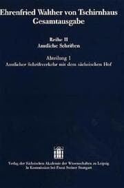 Cover von Ehrenfried Walther von Tschirnhaus Gesamtausgabe