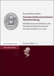Cover von Gemeinschaftsunternehmen Naturforschung