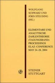 Cover von Elementare und Analytische Zahlentheorie