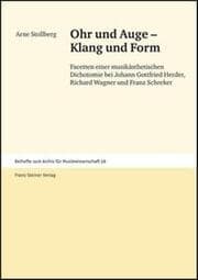 Cover von Ohr und Auge - Klang und Form