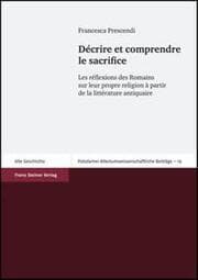 Cover von Décrire et comprendre le sacrifice