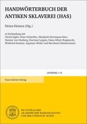 Cover von Handwörterbuch der antiken Sklaverei (HAS)