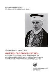 Cover von Zwischen Greifswald und Riga