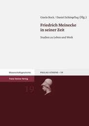 Cover von Friedrich Meinecke in seiner Zeit