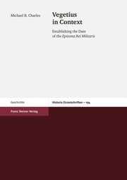 Cover von Vegetius in Context