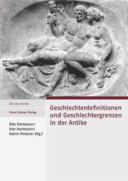 Cover von Geschlechterdefinitionen und Geschlechtergrenzen in der Antike