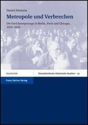 Cover von Metropole und Verbrechen