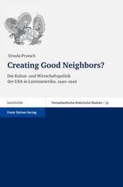 Cover von Creating Good Neighbors?