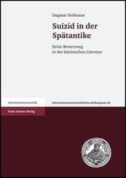 Cover von Suizid in der Spätantike
