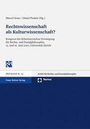 Cover von Rechtswissenschaft als Kulturwissenschaft