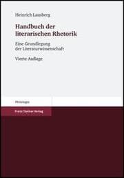 Cover von Handbuch der literarischen Rhetorik