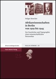 Cover von Afrikawissenschaften in Berlin von 1919 bis 1945