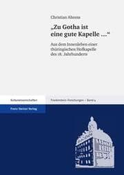 Cover von 'Zu Gotha ist eine gute Kapelle...'