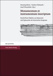 Cover von Monumentum et instrumentum inscriptum