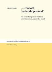 Cover von '...that old barbershop sound'