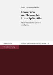 Cover von Konversion zur Philosophie in der Spätantike