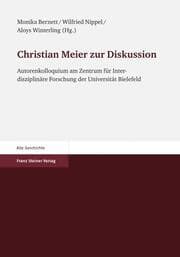 Cover von Christian Meier zur Diskussion