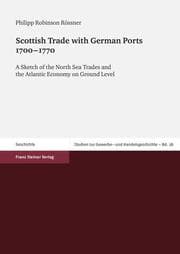 Cover von Scottish Trade with German Ports 1700-1770