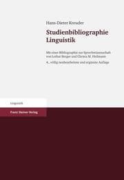 Cover von Studienbibliographie Linguistik