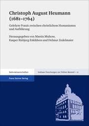 Cover von Christoph August Heumann (1681-1764)