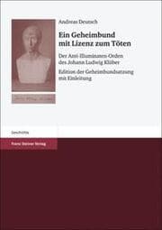 Cover von Ein Geheimbund mit Lizenz zum Töten