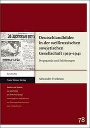 Cover von Deutschlandbilder in der weißrussischen sowjetischen Gesellschaft 1919-1941