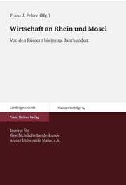 Cover von Wirtschaft an Rhein und Mosel