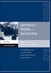 Cover von Jahrbuch für Politik und Geschichte 1 (2010)