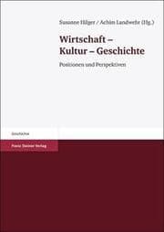 Cover von Wirtschaft, Kultur, Geschichte